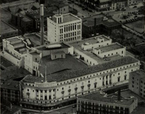 Eastman School of Music 1948 aerial view