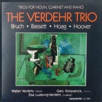 Walter Verdehr(violin), Gary Kirkpatrick(piano), Elsa Ludewig-Verdehr(clarinet), perform Trios